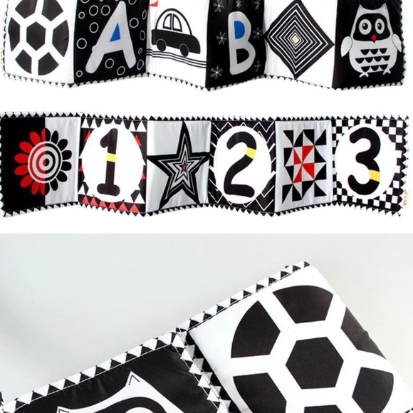 High contrast black and white baby books, early development sensory books - Picture 2 of 5